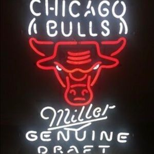 Chicago bulls Miller lit up signs